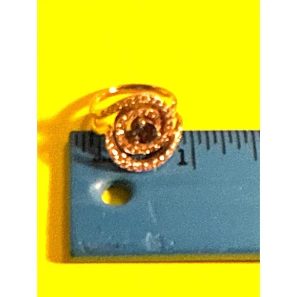 Na Hoku 14K Gold Fancy Blue Diamond Halo Engagement Ring & Wedding Band Set - Picture 7 of 15